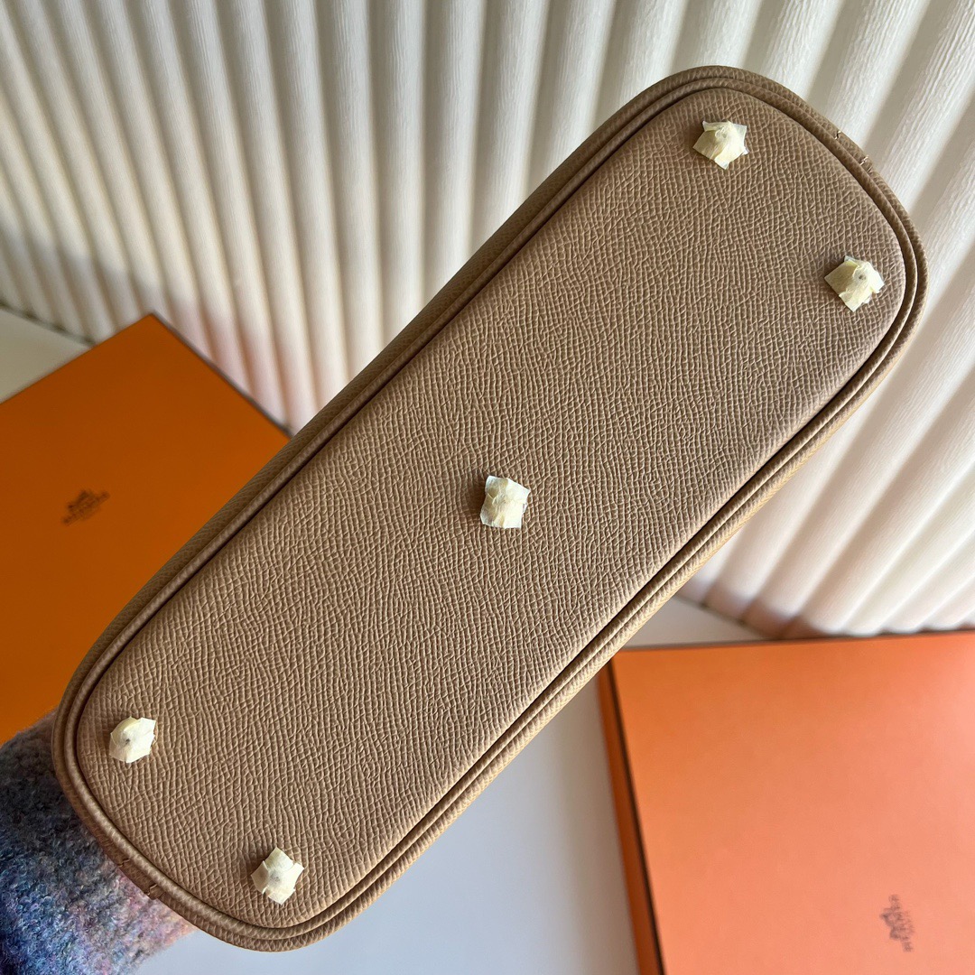 愛馬仕包包圖片大全 Hermès Special Order HSS Bolide 25 Epsom 奶茶色/錦葵紫金色五金
