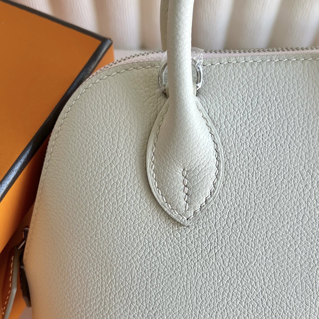 愛馬仕香港網站地址 Hermès Special Order 1923 Mini Bolide Evercolor 0T mushroom蘑菇白金棕色夢幻粉紫