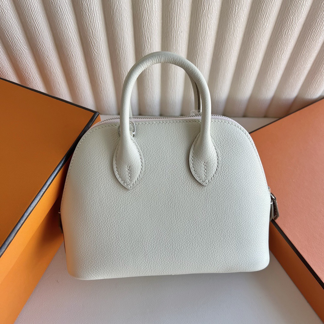 愛馬仕香港網站地址 Hermès Special Order 1923 Mini Bolide Evercolor 0T mushroom蘑菇白金棕色夢幻粉紫