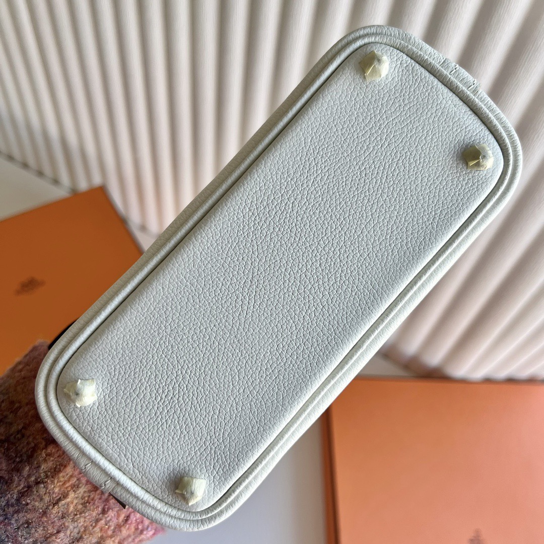 愛馬仕香港網站地址 Hermès Special Order 1923 Mini Bolide Evercolor 0T mushroom蘑菇白金棕色夢幻粉紫