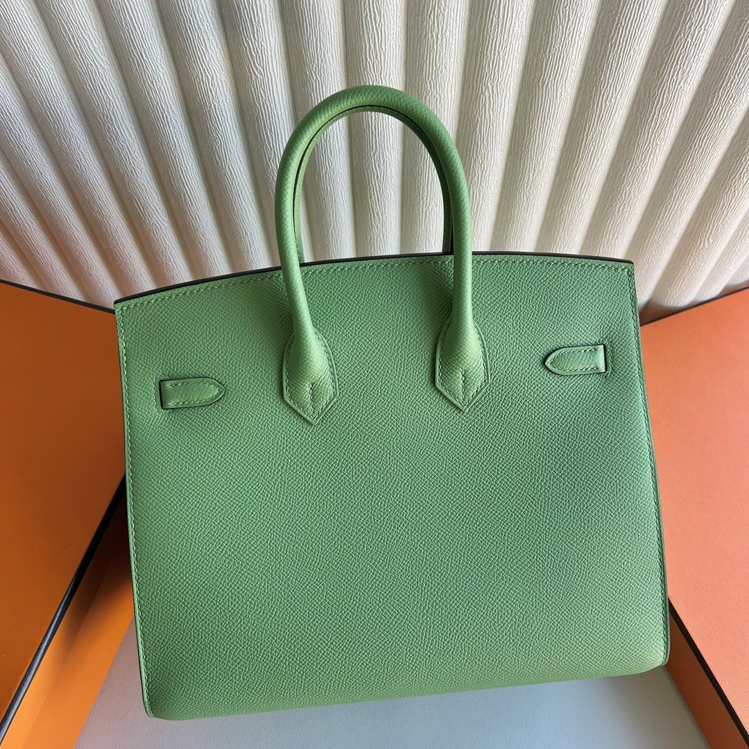 愛馬仕包包鉑金包25寸 Hermès Birkin 25 Sellier Epsom 3I Vert Criquet牛油果綠蚱蜢綠金色五金