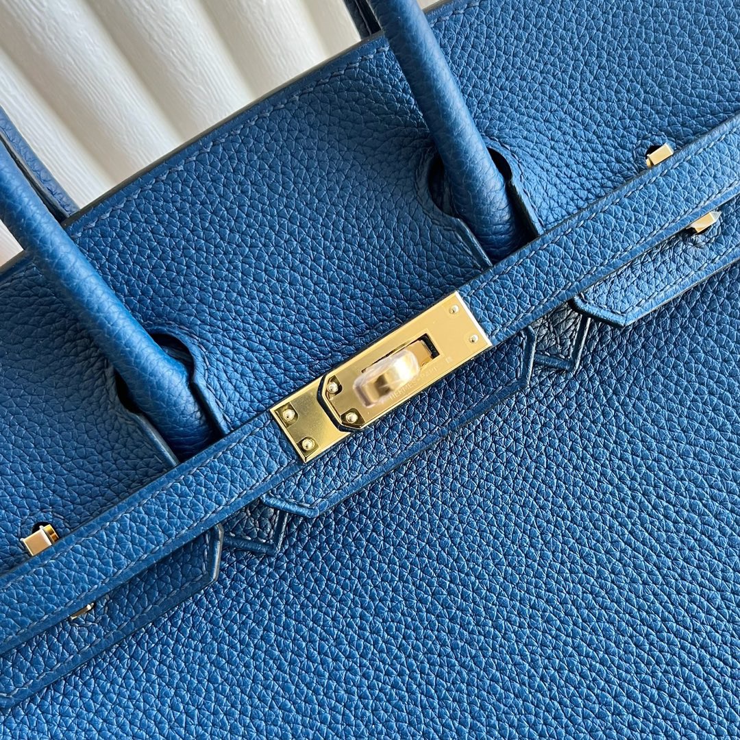 愛馬仕鉑金包有哪些尺寸Hermès Birkin 25 Togo S4 Deep Bleu深邃藍金色五金
