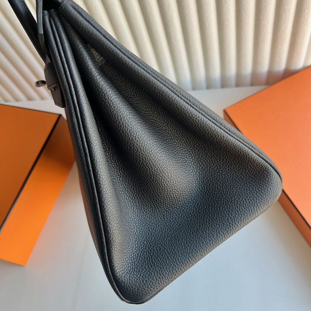 愛馬仕包包鉑金包配貨要配多少 Hermès Birkin 35 Togo So Black黑色 黑色五金