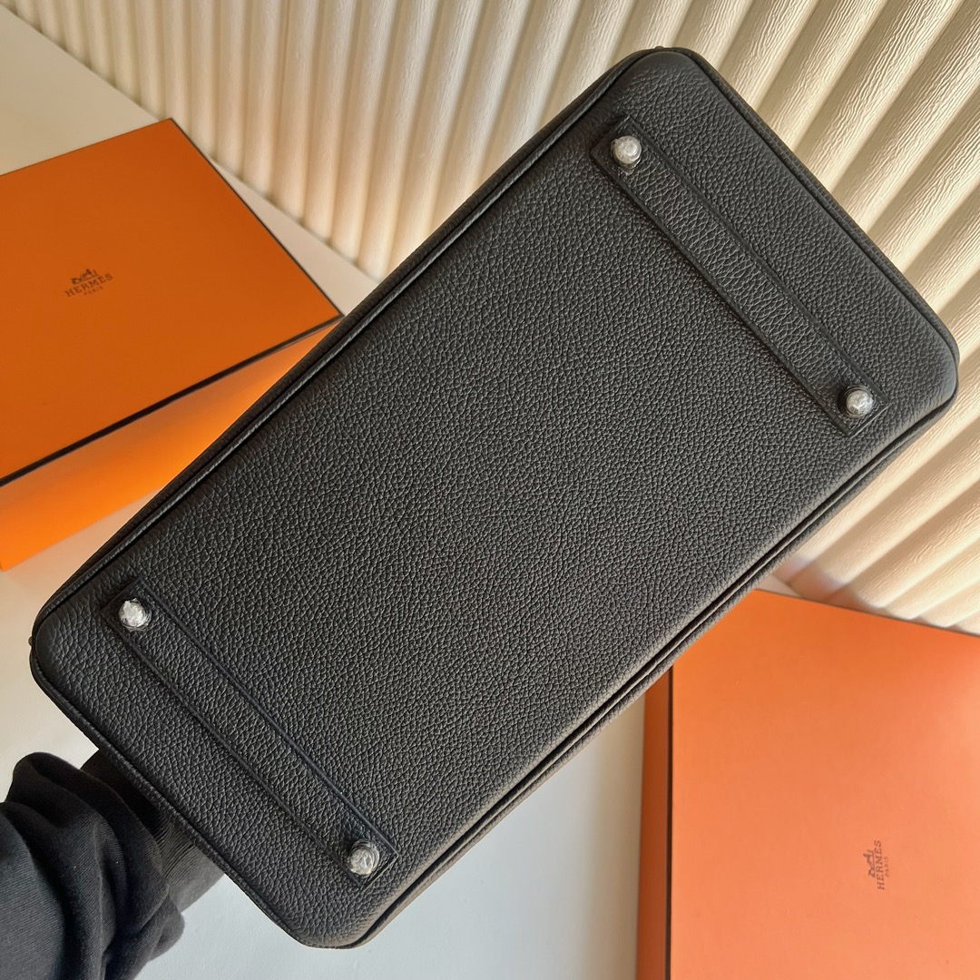 愛馬仕包包鉑金包配貨要配多少 Hermès Birkin 35 Togo So Black黑色 黑色五金