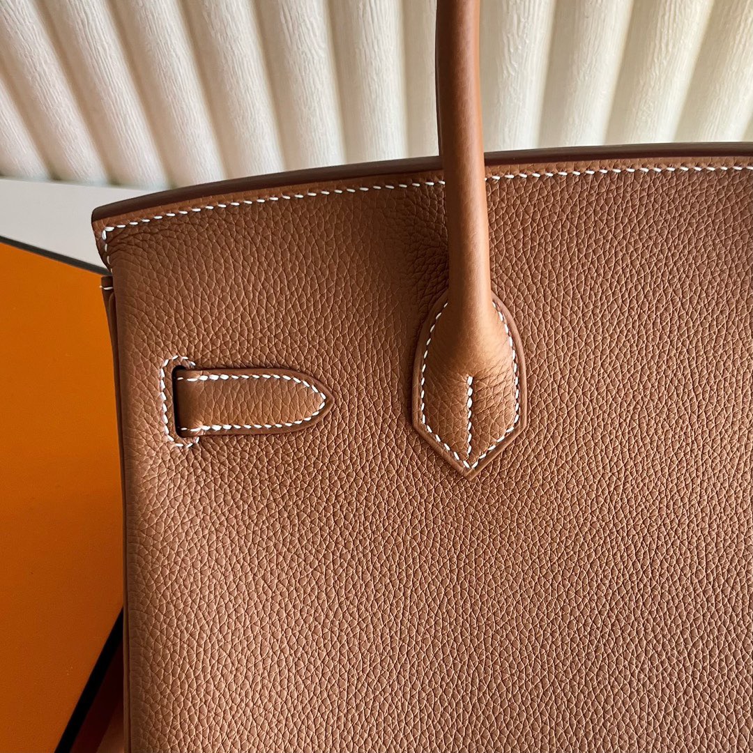 愛馬仕鉑金包30多少錢 Hermès Birkin 30 Togo 顏色Gold金棕色金色五金