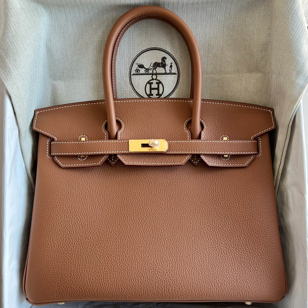 愛馬仕鉑金包30多少錢 Hermès Birkin 30 Togo 顏色Gold金棕色金色五金