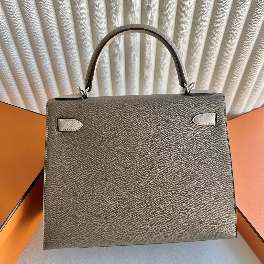 愛馬仕包包圖片價格 Hermès Special Order HSS Kelly 28 Epsom Etoupe大象灰 Trench風衣灰