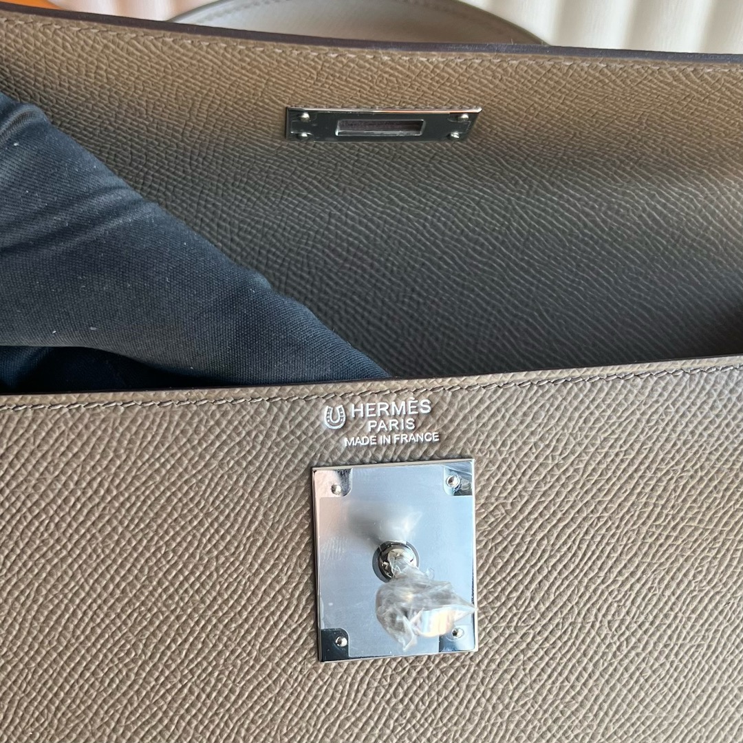 愛馬仕包包圖片價格 Hermès Special Order HSS Kelly 28 Epsom Etoupe大象灰 Trench風衣灰