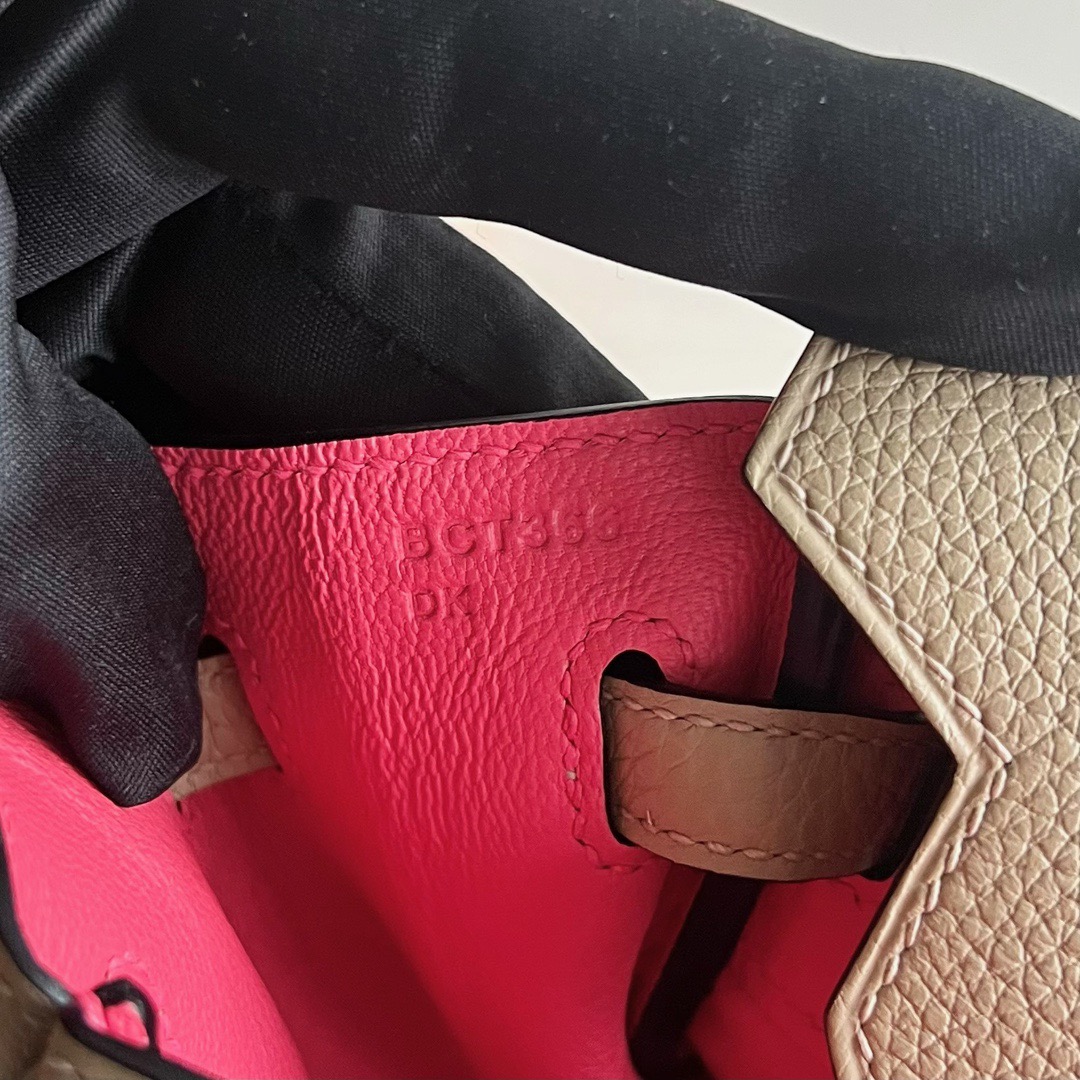 愛馬仕鉑金包價格 Hermes Birkin 25 Togo S2 Trench風衣灰8W Rose Azalee新唇膏粉