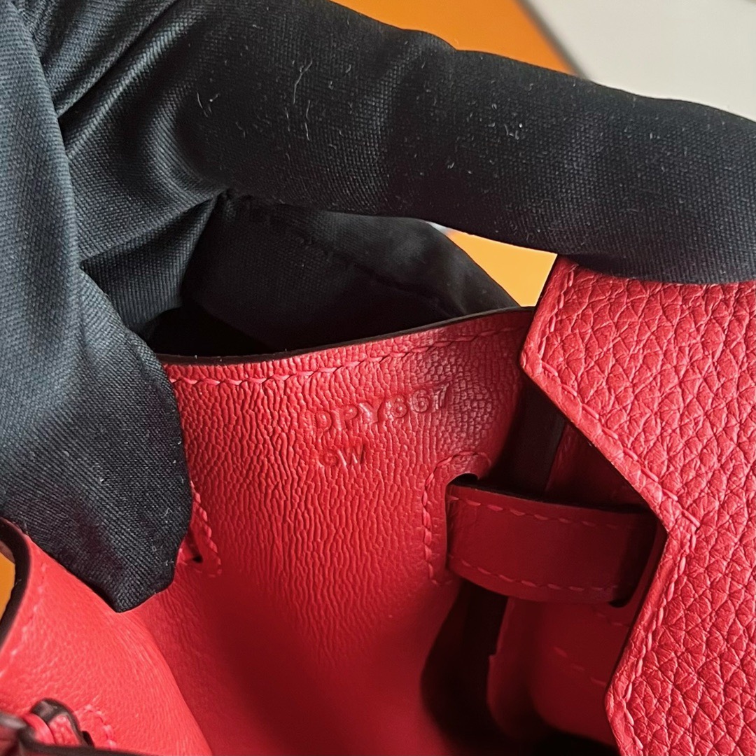 愛馬仕鉑金女包價格與圖片 Hermes Birkin 25 Togo S3 Rouge coeur 心紅色銀色五金