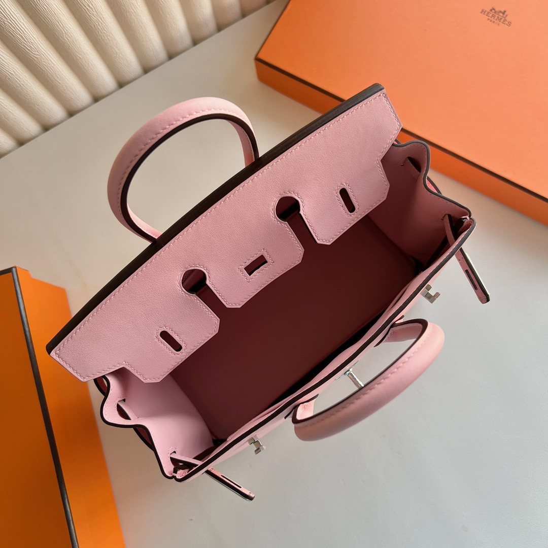 愛馬仕鉑金包國內專櫃價格 Hermes Birkin 25 Swift 3Q Rose Sakura 新粉色銀色五金-Qatar Kuwait Hermes Birkin Kelly Lindy bag 愛馬仕鉑金包國內專櫃價格 Hermes Birkin 25 Swift 3Q Rose Sakura 新粉色銀色五金