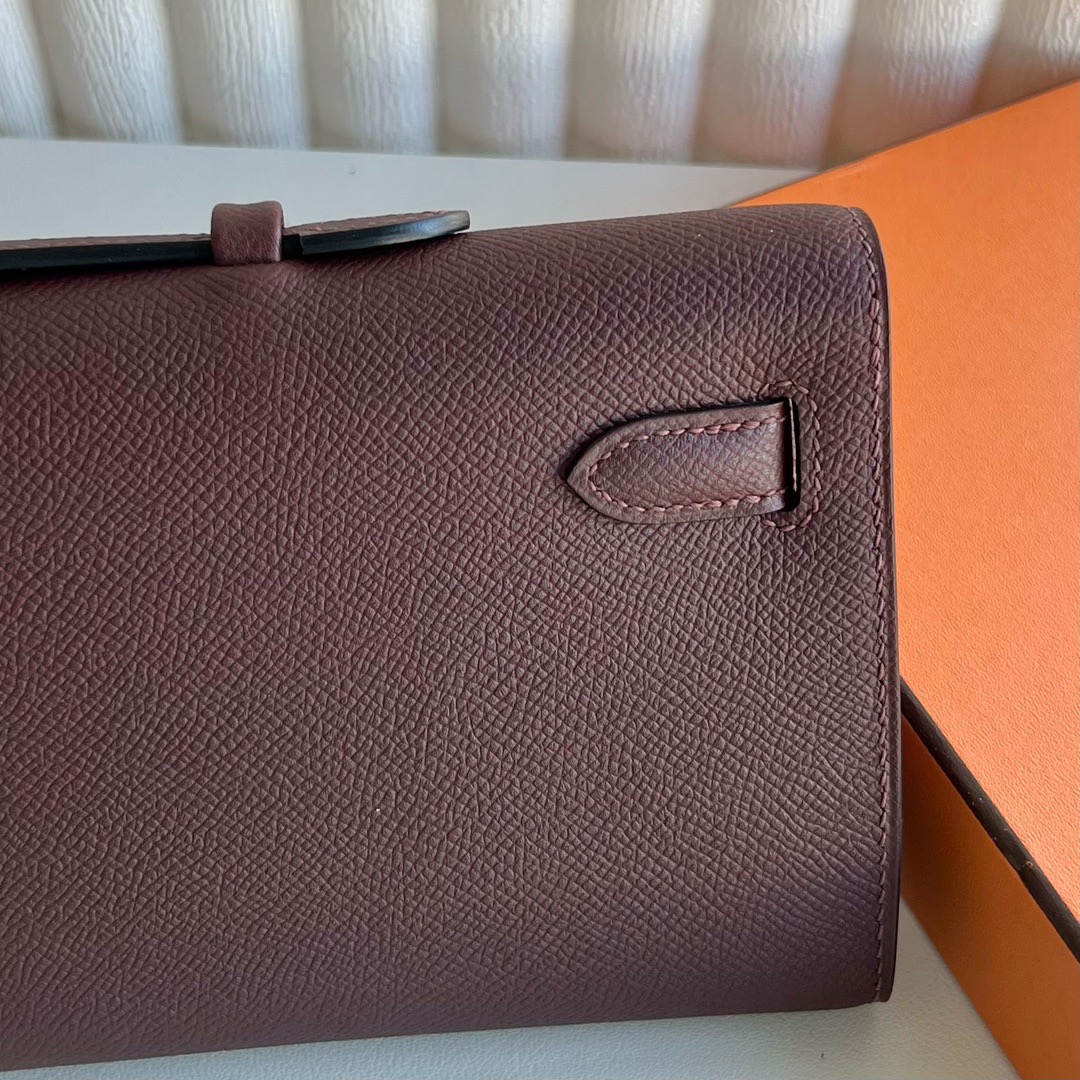 愛馬仕晚宴包包價格多少 Hermes Kelly Cut Epsom Bordeaux波爾多酒紅 金色五金