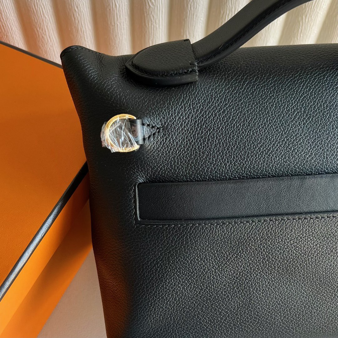 愛馬仕2424包包刻印怎麼看 Hermes Mini 2424 Evercolor/Swift 黑色金色五金