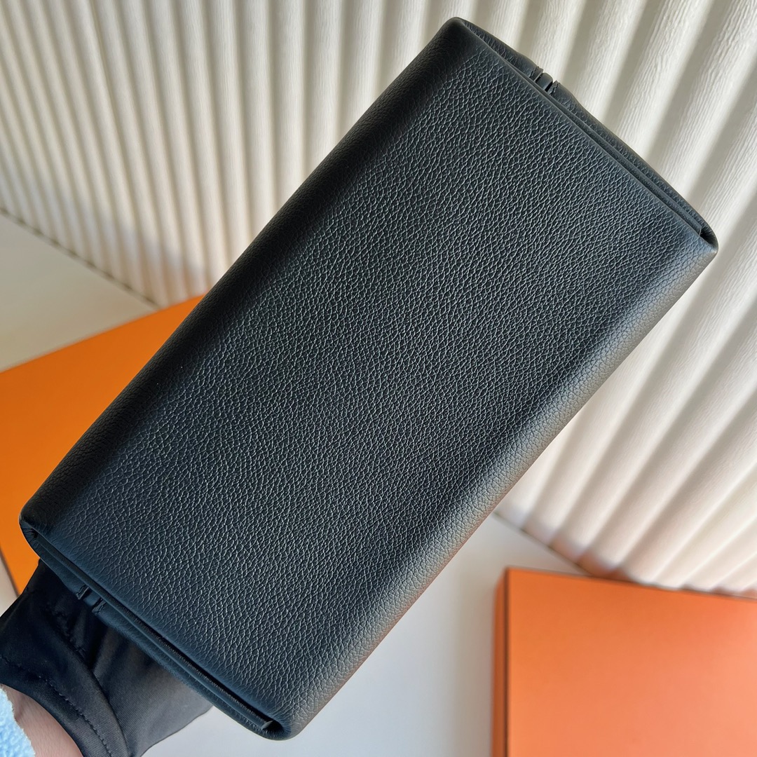 愛馬仕2424包包刻印怎麼看 Hermes Mini 2424 Evercolor/Swift 黑色金色五金