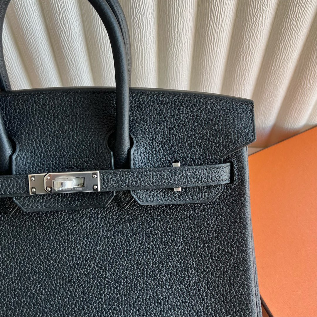 愛馬仕鉑金包哪個尺寸最經典最好 Hermes Birkin 25 Togo CK89 Noir黑色銀色五金