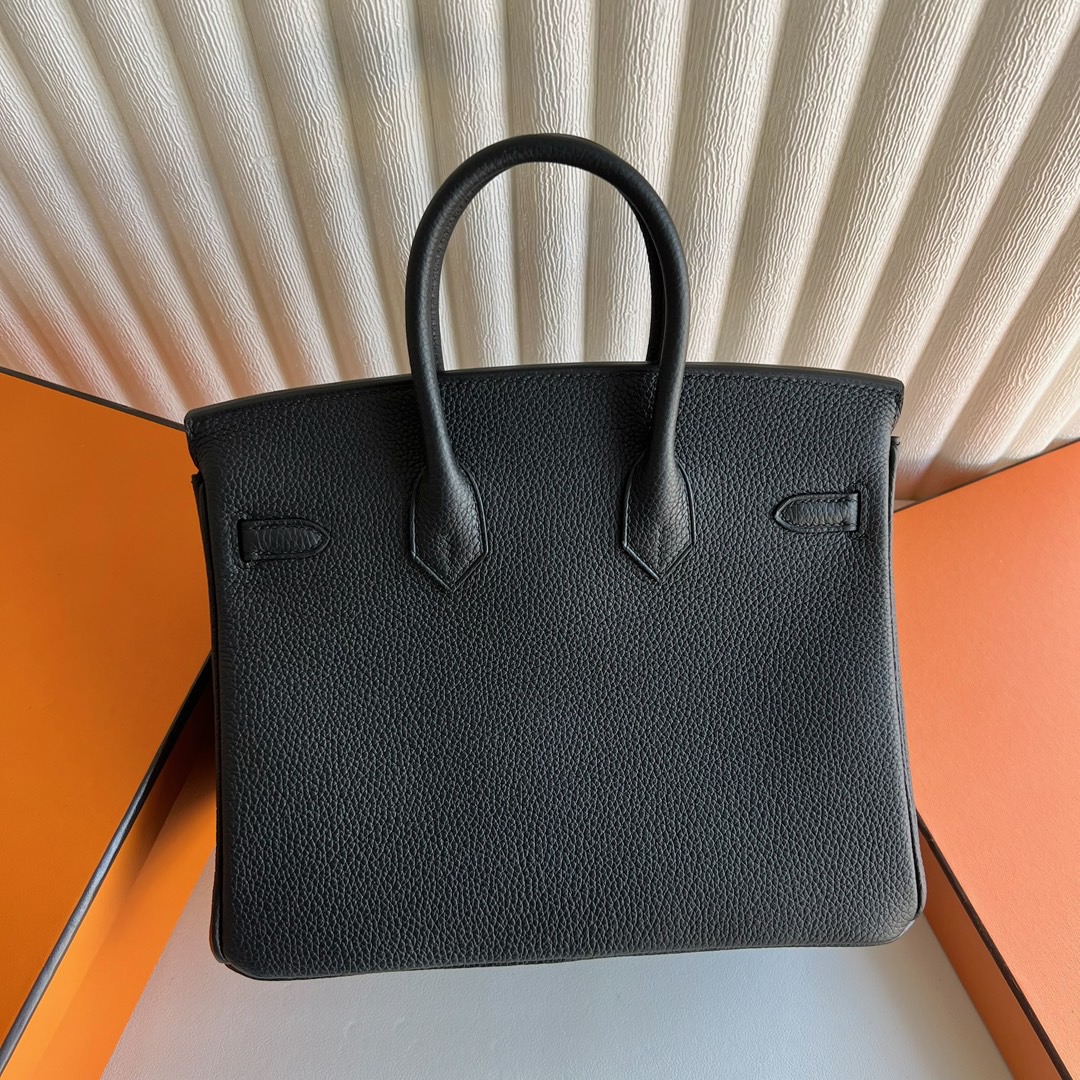 愛馬仕鉑金包哪個尺寸最經典最好 Hermes Birkin 25 Togo CK89 Noir黑色銀色五金