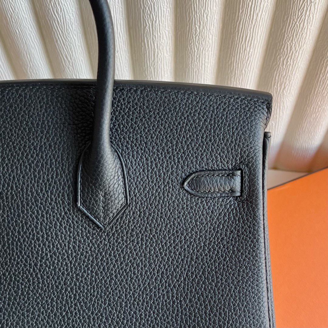 愛馬仕鉑金包哪個尺寸最經典最好 Hermes Birkin 25 Togo CK89 Noir黑色銀色五金