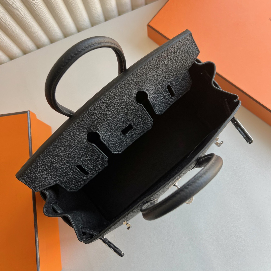 愛馬仕鉑金包哪個尺寸最經典最好 Hermes Birkin 25 Togo CK89 Noir黑色銀色五金