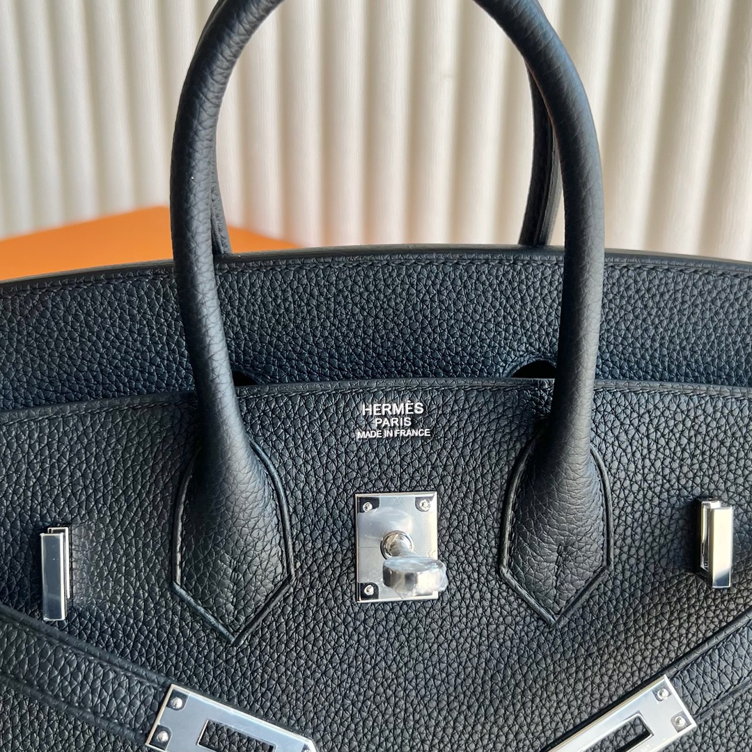 愛馬仕鉑金包哪個尺寸最經典最好 Hermes Birkin 25 Togo CK89 Noir黑色銀色五金