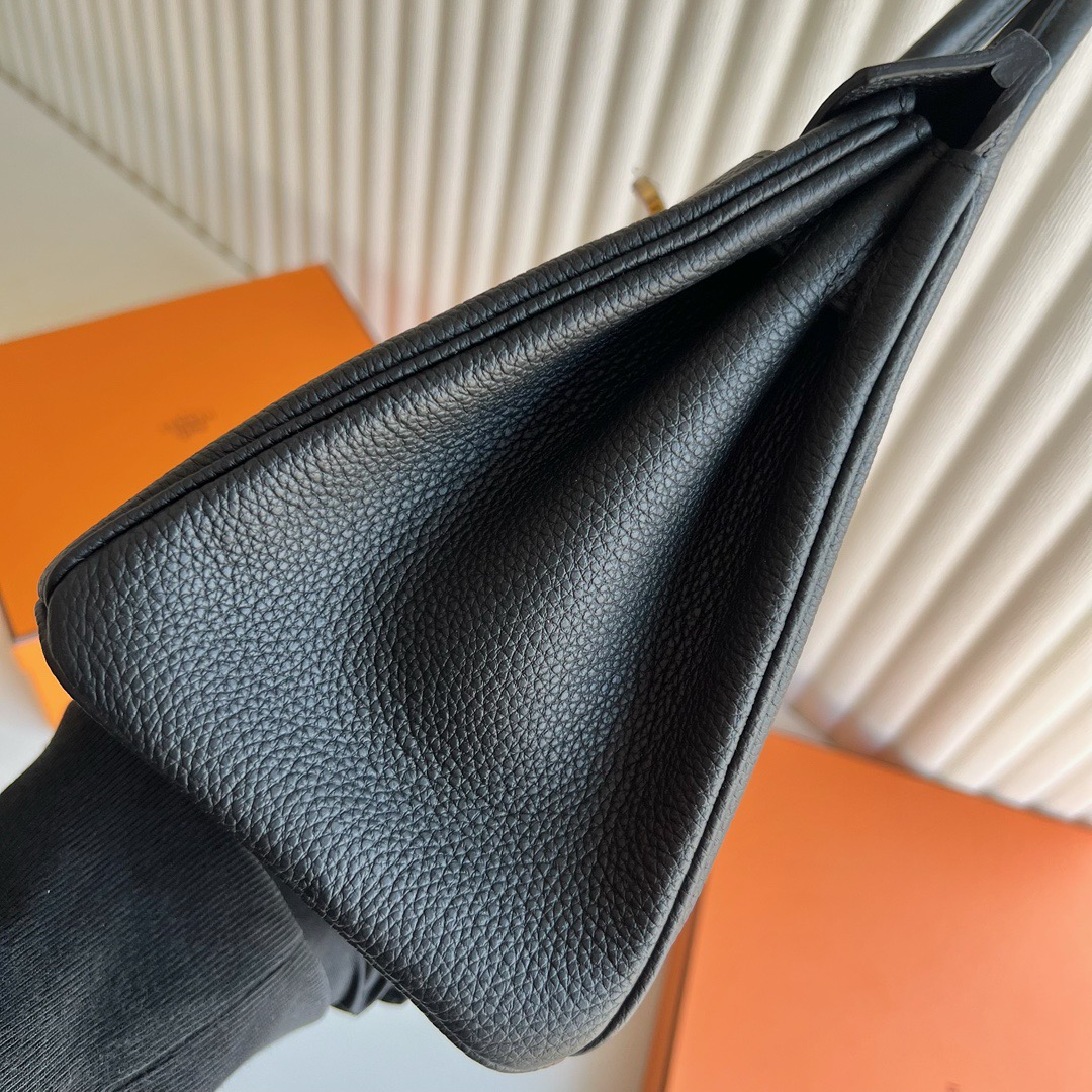 愛馬仕鉑金包配貨要配多少 Hermes Birkin 25 Togo CC89 Noir 黑色金色五金