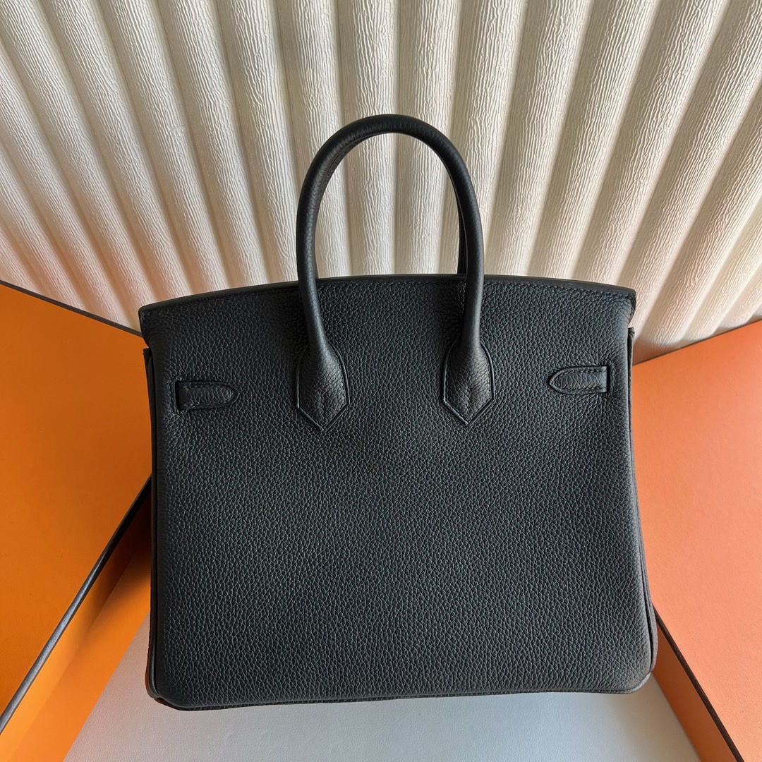 愛馬仕鉑金包配貨要配多少 Hermes Birkin 25 Togo CC89 Noir 黑色金色五金