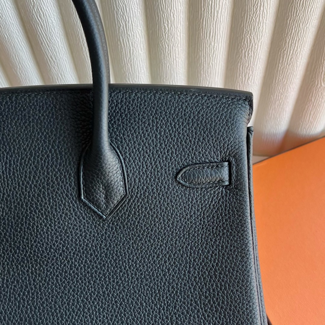 愛馬仕鉑金包配貨要配多少 Hermes Birkin 25 Togo CC89 Noir 黑色金色五金