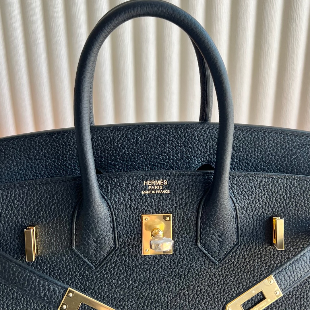 愛馬仕鉑金包配貨要配多少 Hermes Birkin 25 Togo CC89 Noir 黑色金色五金