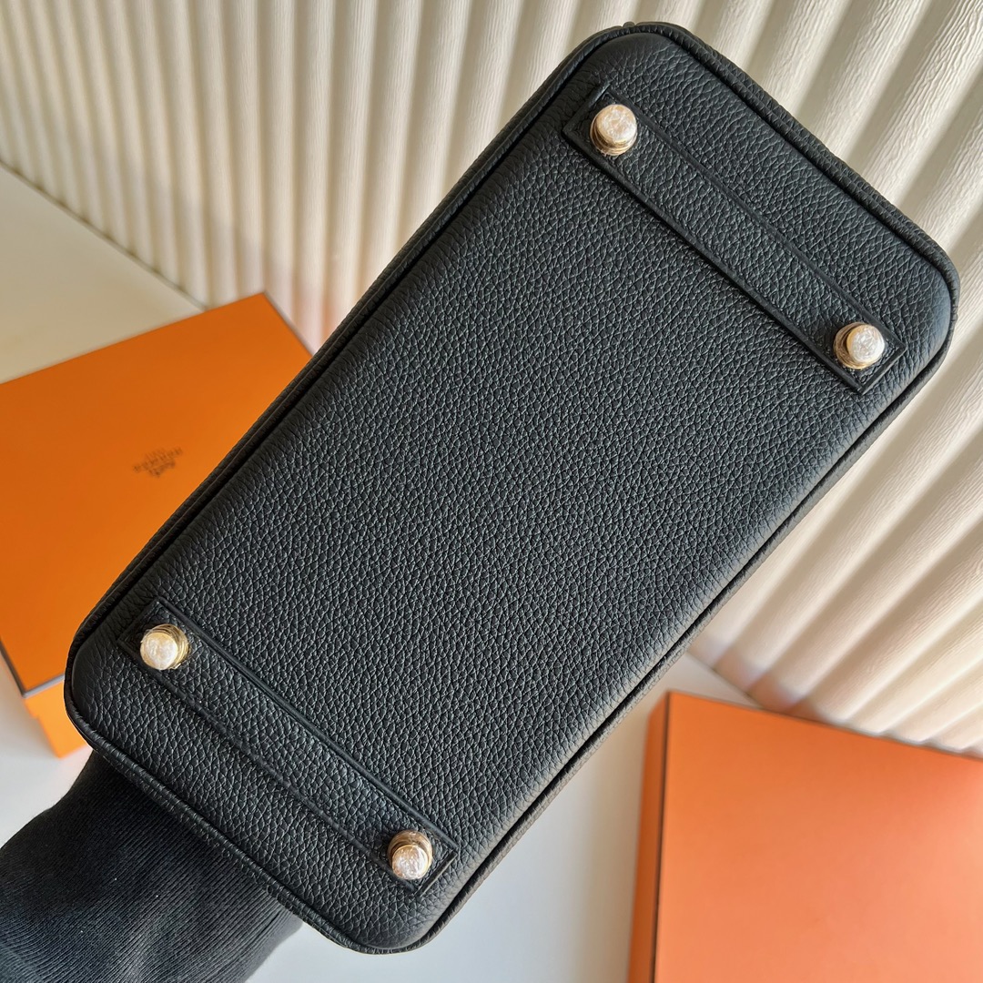 愛馬仕鉑金包配貨要配多少 Hermes Birkin 25 Togo CC89 Noir 黑色金色五金