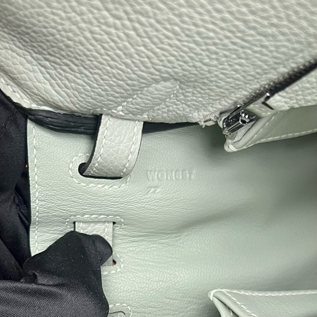 愛馬仕凱莉包尺寸大全 Hermes Kelly 25 Togo W0 Gris Neve冰晶灰銀色五金