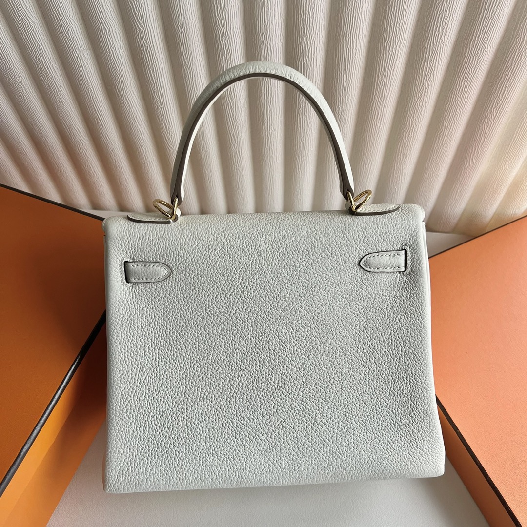 愛馬仕凱莉包回收多少錢Hermes Kelly 25 Togo 0T Mushroom蘑菇白金色五金