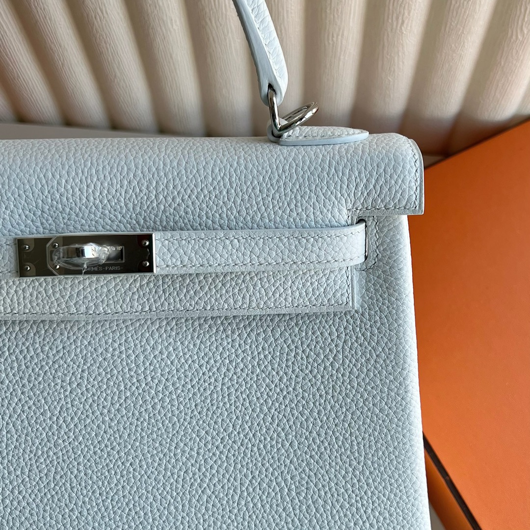 愛馬仕凱莉包包圖片及價格大全 Hermes Kelly 25 Togo Blanc純白色銀色五金