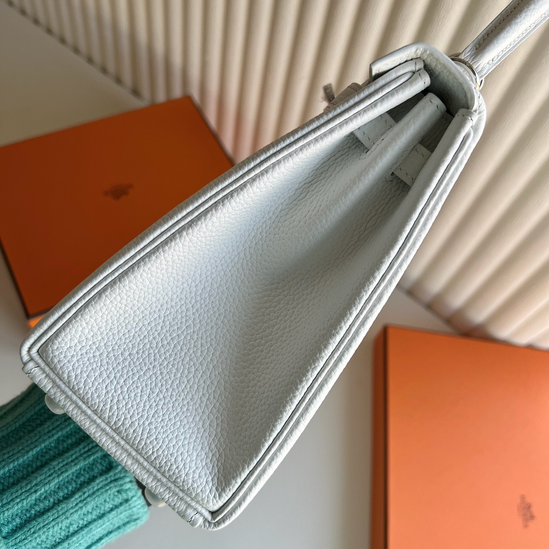 愛馬仕凱莉包包圖片及價格大全 Hermes Kelly 25 Togo Blanc純白色銀色五金