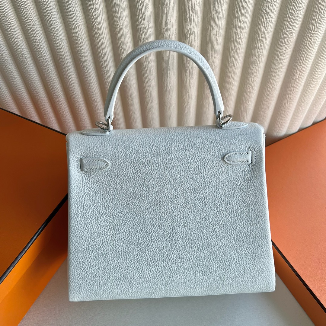 愛馬仕凱莉包包圖片及價格大全 Hermes Kelly 25 Togo Blanc純白色銀色五金