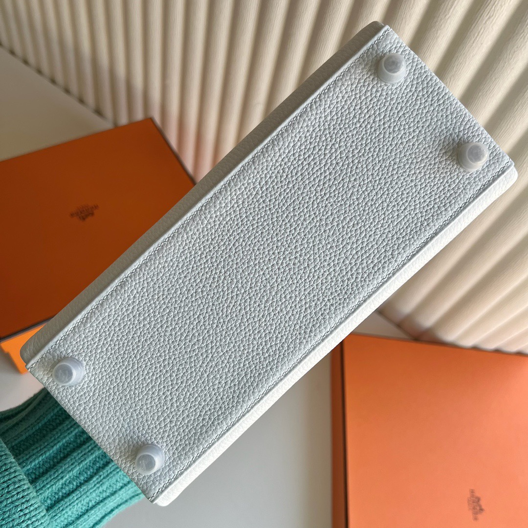 愛馬仕凱莉包包圖片及價格大全 Hermes Kelly 25 Togo Blanc純白色銀色五金
