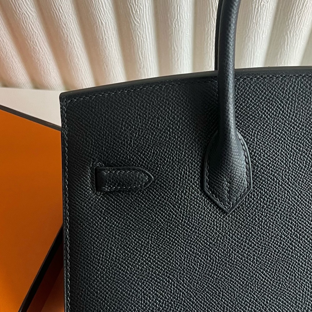 愛馬仕birkin最便宜多少錢 Hermes Birkin 25 Sellier Epsom Ck89 Noir 黑色銀色五金