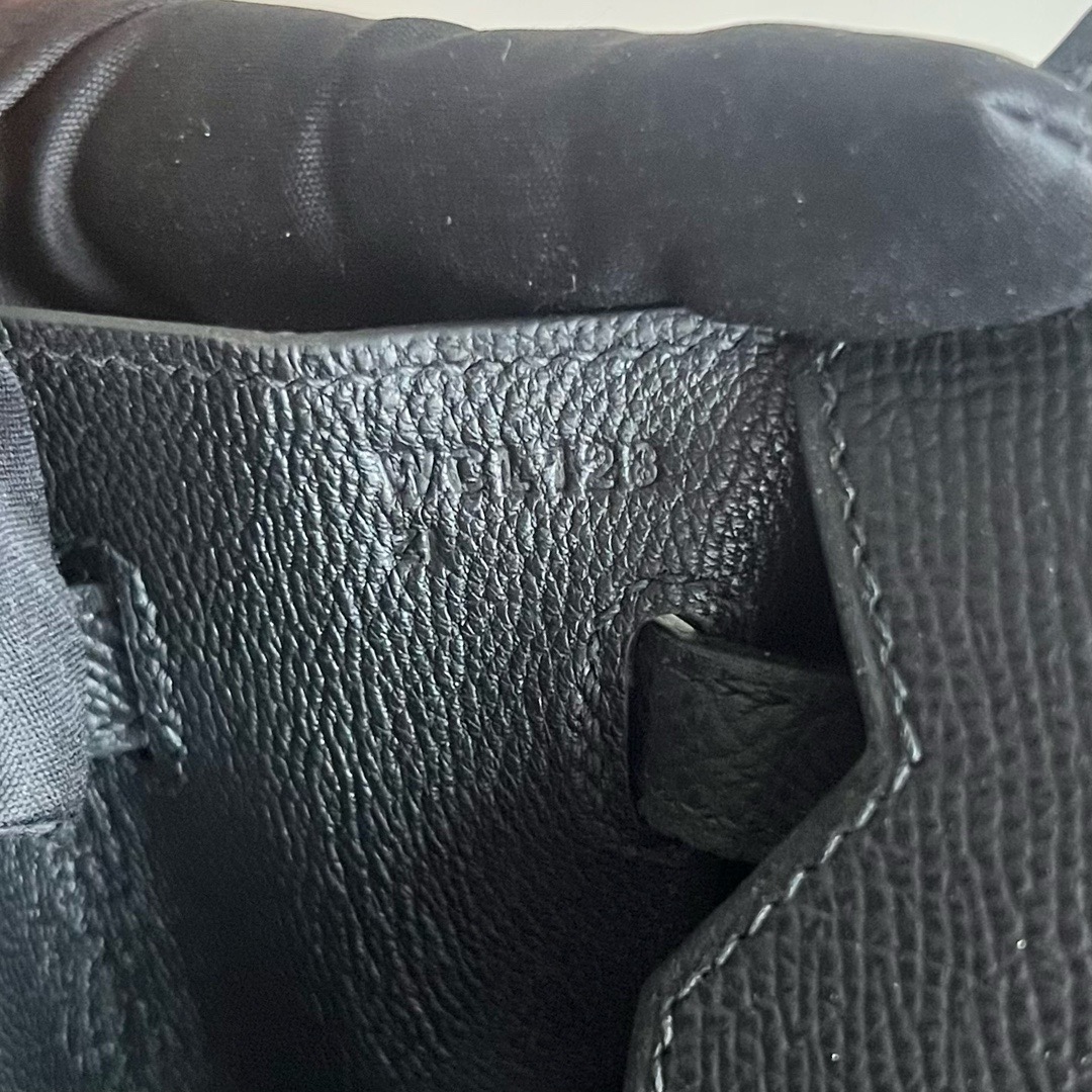 愛馬仕birkin最便宜多少錢 Hermes Birkin 25 Sellier Epsom Ck89 Noir 黑色銀色五金