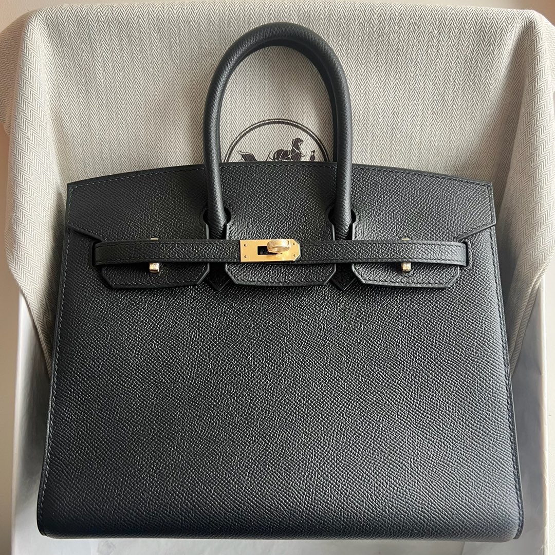 愛馬仕birkin最便宜多少錢 Hermes Birkin 25 Sellier Epsom Ck89 Noir 黑色銀色五金
