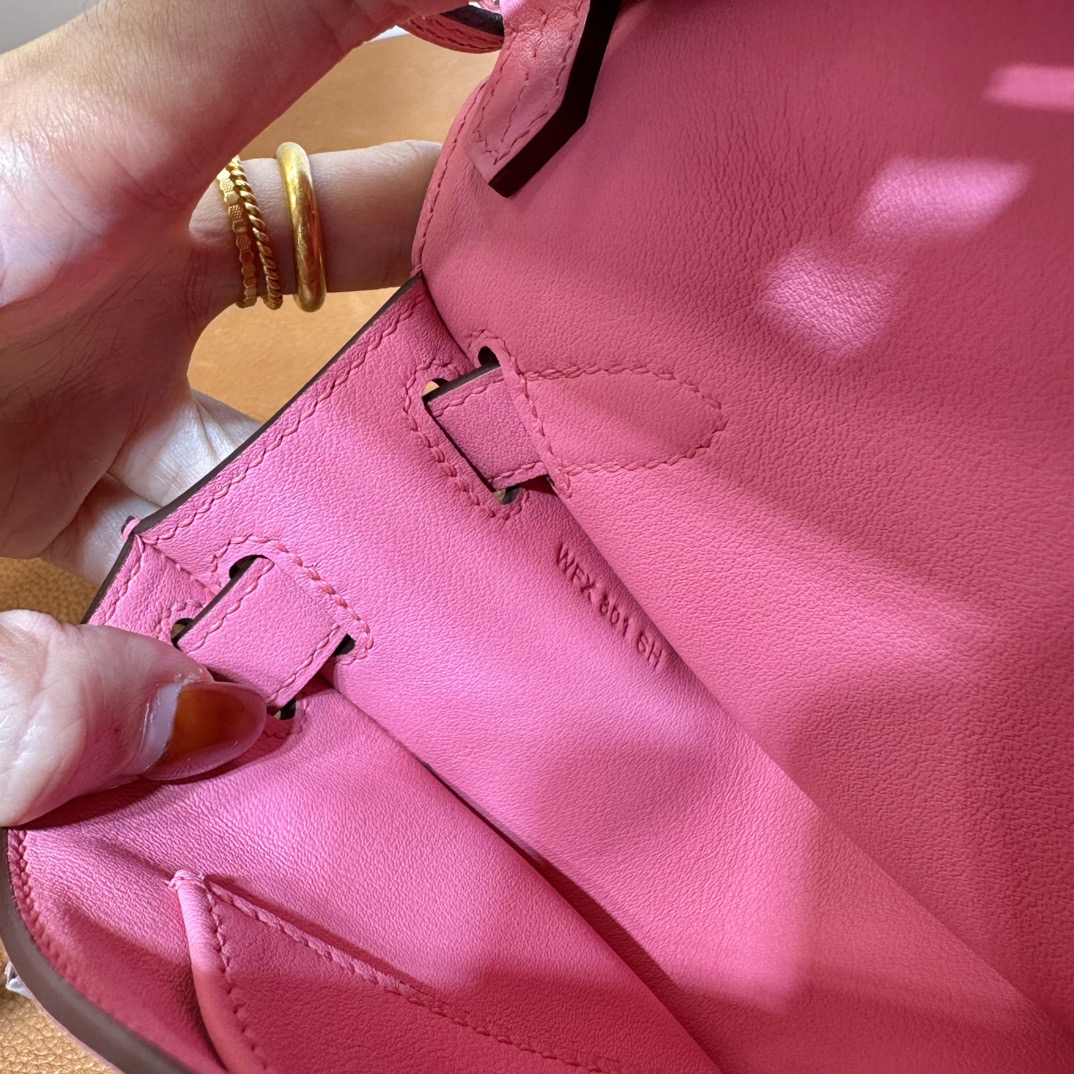 愛馬仕吉普賽包迷你號 Hermes Jypssiere Mini Evercolor 8W Rose Azalee 新唇膏粉
