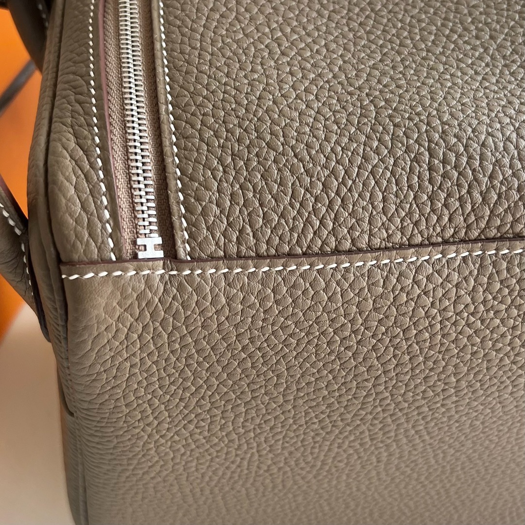愛馬仕琳迪包最好看的顏色 Hermes Lindy 26 Clemence Ck18 Etoupe大象灰銀色五金