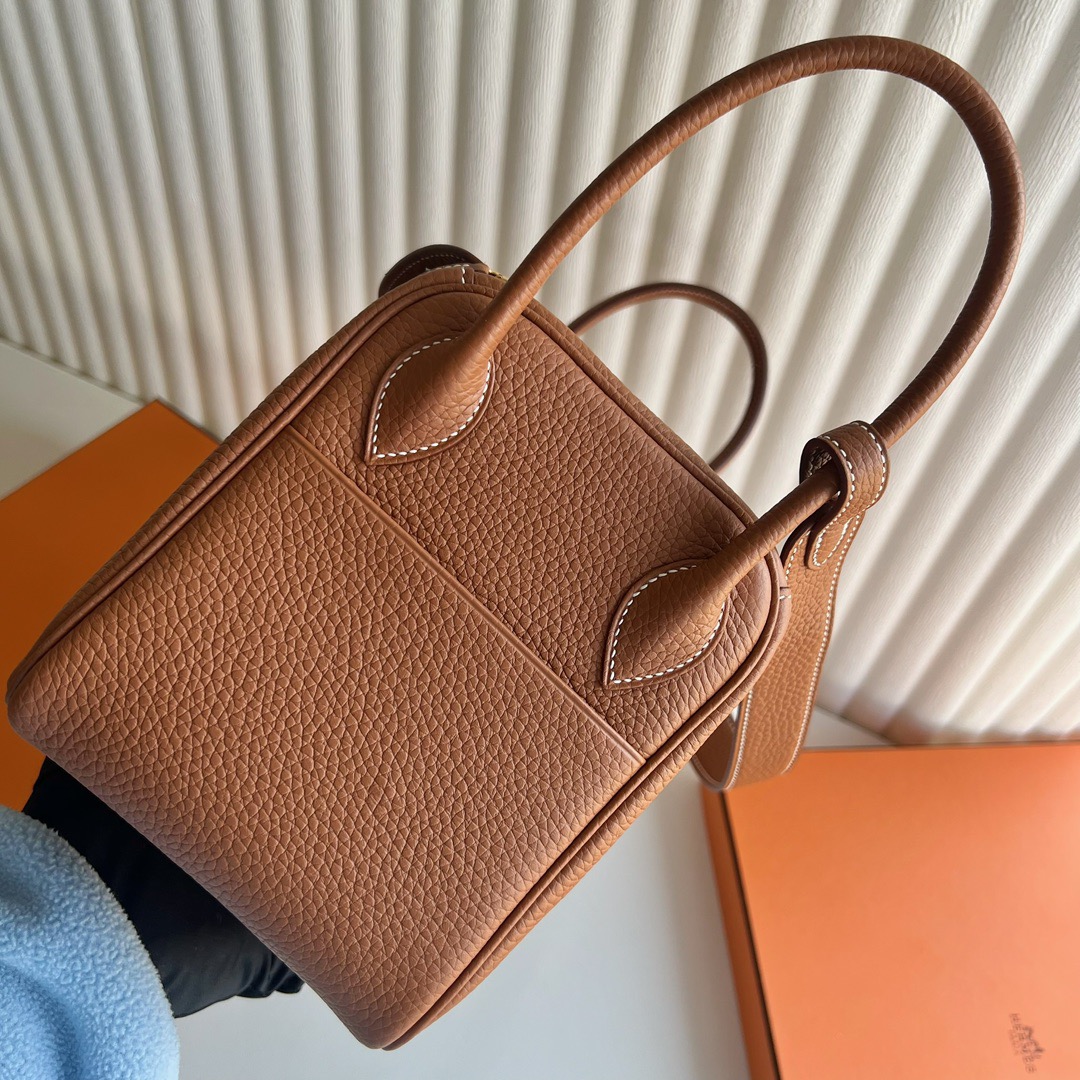 愛馬仕琳迪包logo在哪裡 Hermes Lindy 26 Clemence Gold金棕色 金色五金