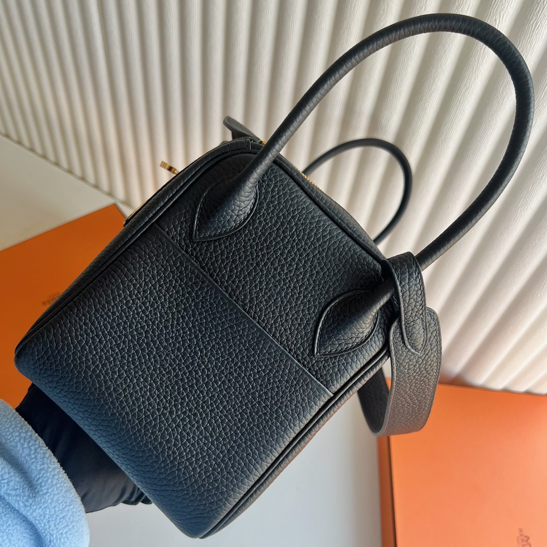 愛馬仕女包香港價格 Hermes Lindy 26 Clemence CC89 Noir黑色金色五金