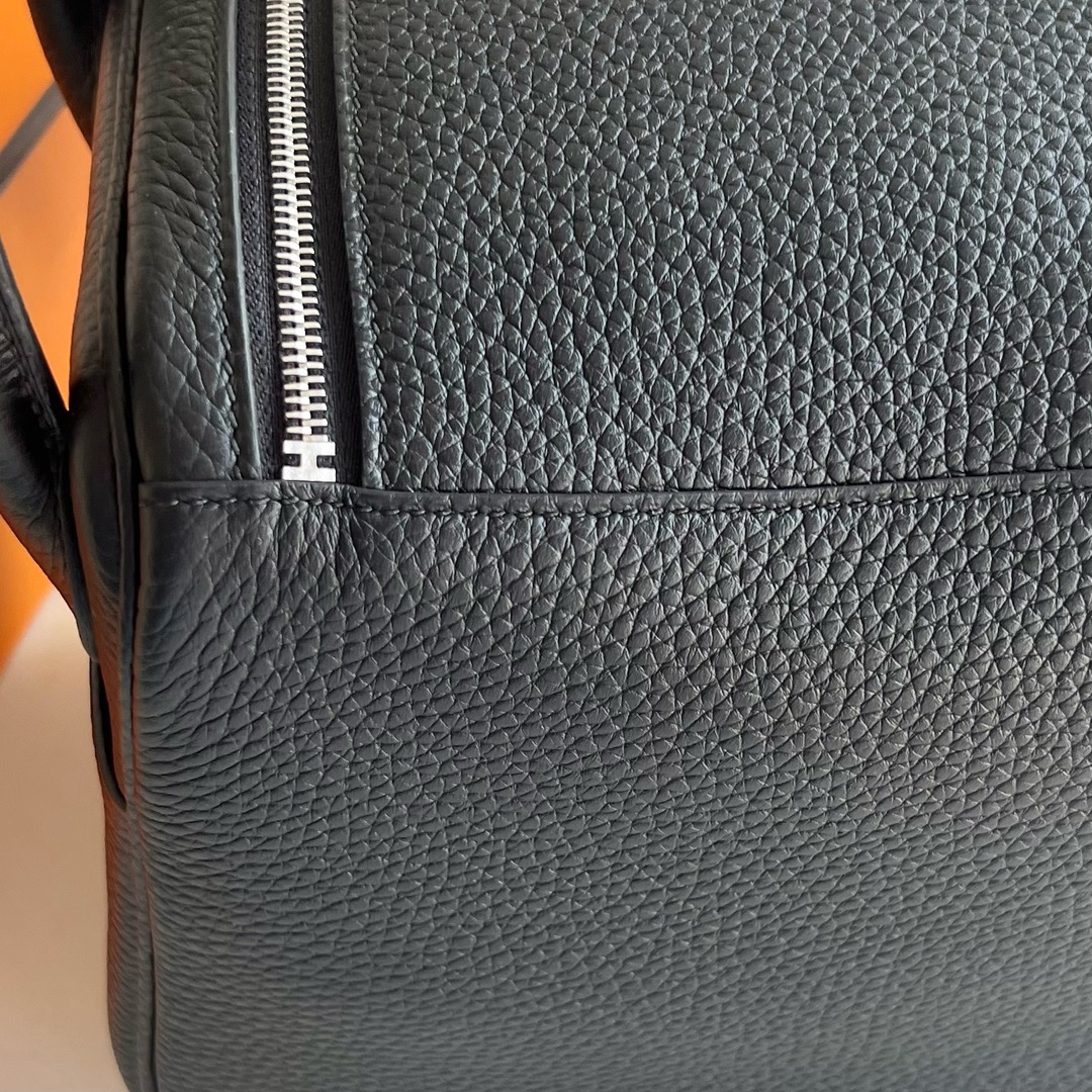 愛馬仕琳迪包泰國多少錢 Hermes Lindy 26 Clemence CK89 Noir黑色銀色五金
