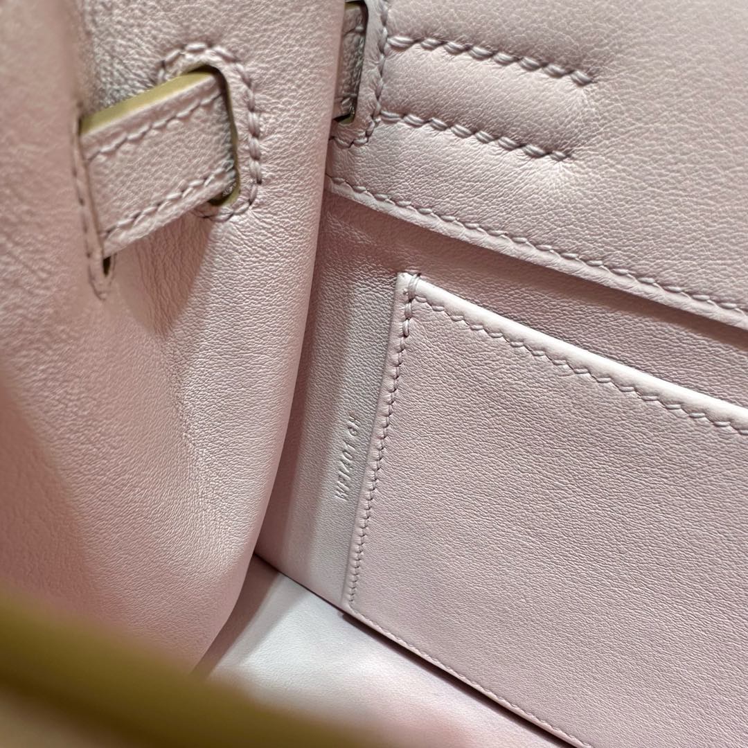 愛馬仕跳舞包網站圖片 Hermes Kelly danse Swift 09 Mauve Pale夢幻粉紫銀色五金