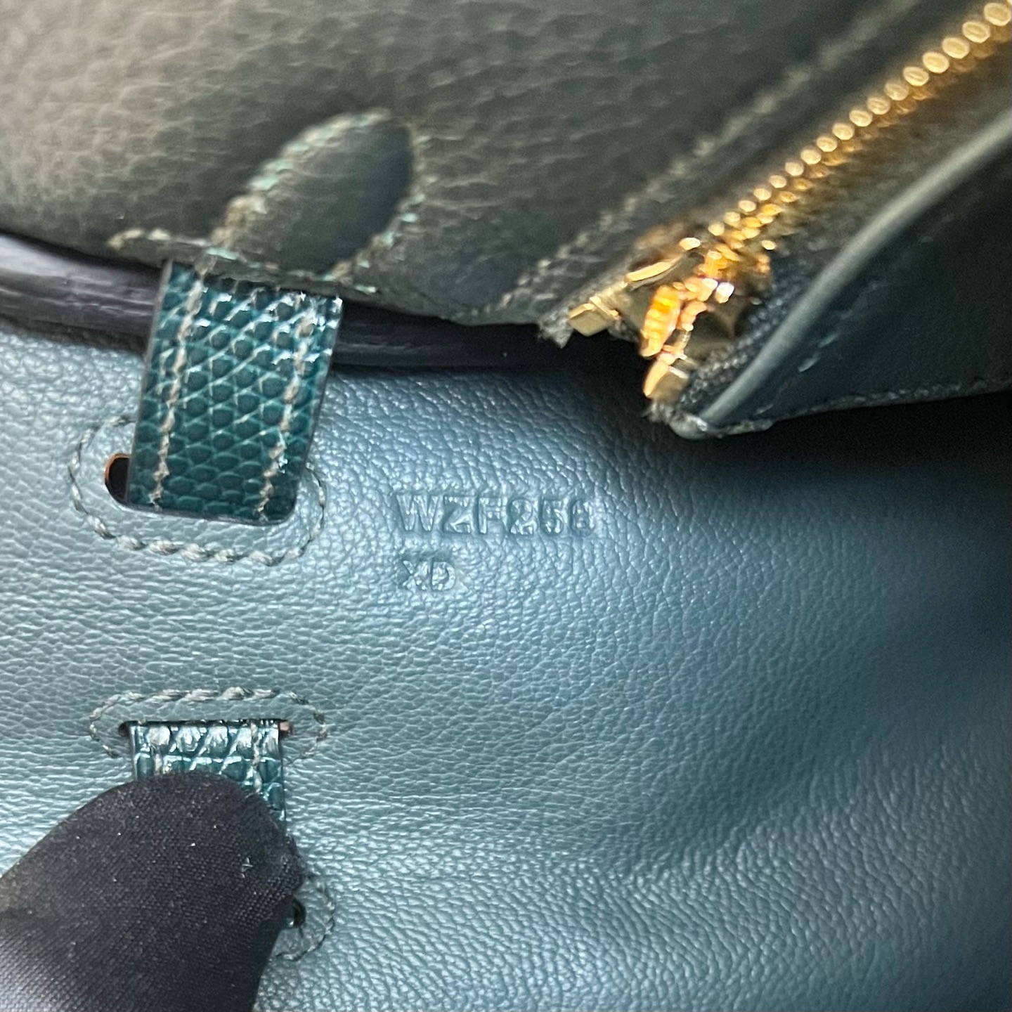 愛馬仕凱莉包什麼價格Hermes Kelly Retourne 25 Touch Togo/Lizard Vert rousseau盧梭綠 Vert cypres松柏綠