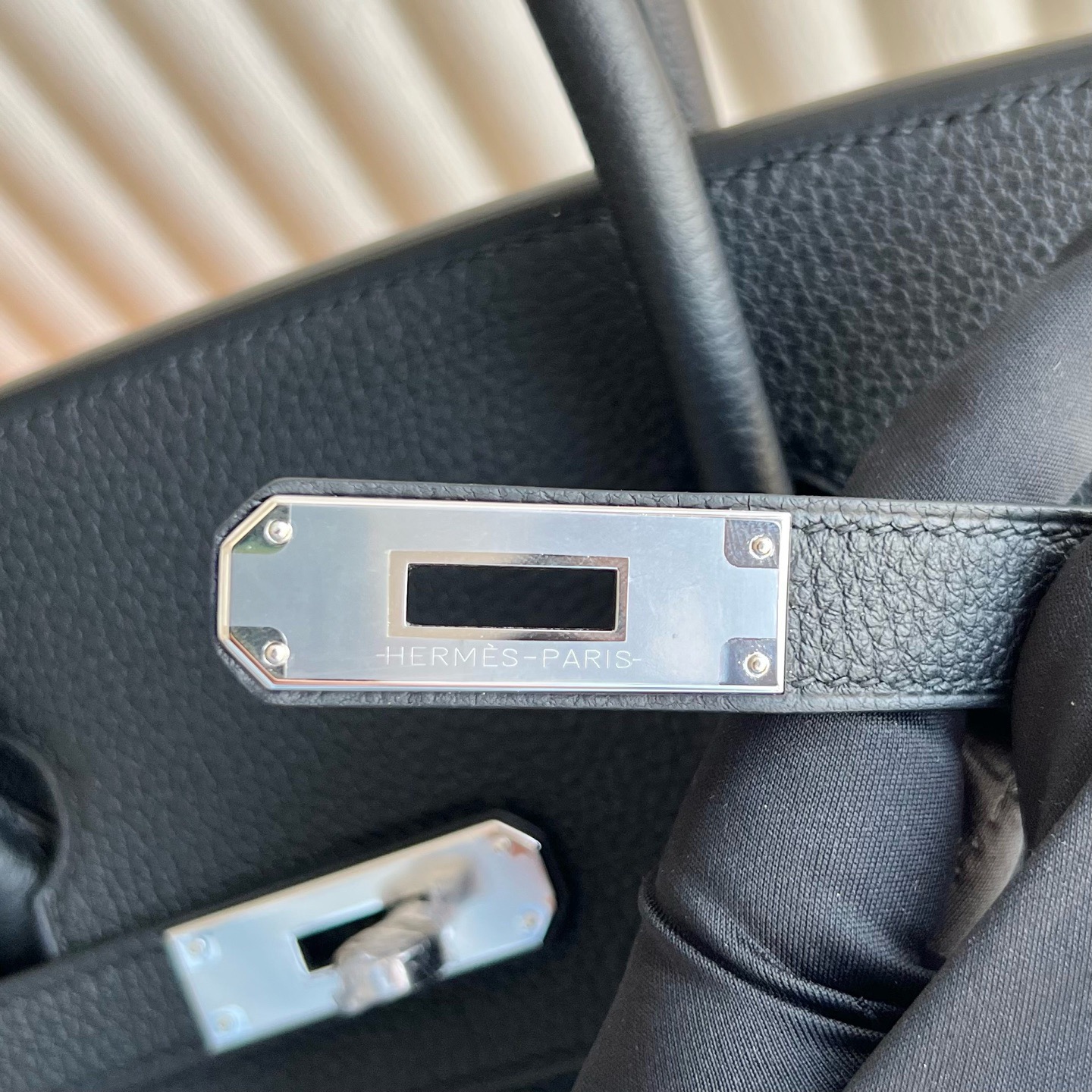 愛馬仕鉑金包35寸泰國專櫃價格Hermes Birkin 35 Togo CK89 Noir黑色 銀色五金