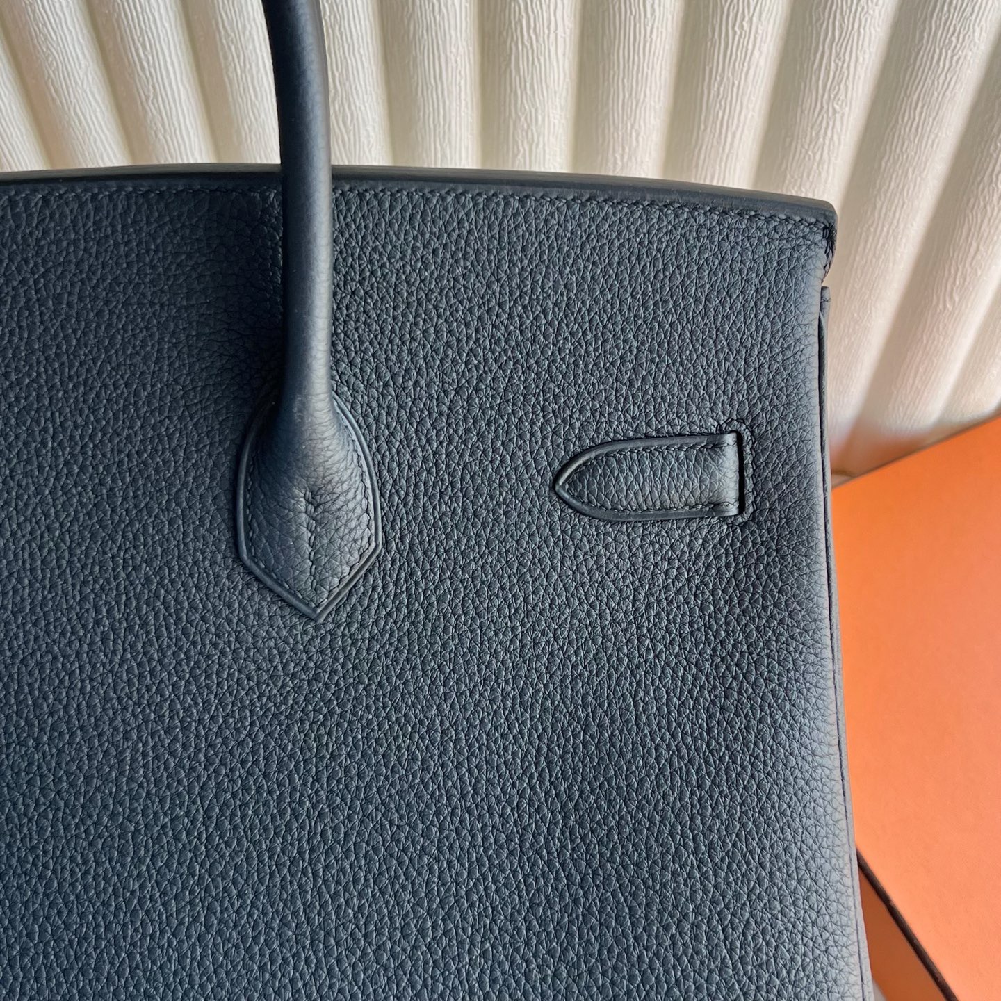 愛馬仕鉑金包35寸泰國專櫃價格Hermes Birkin 35 Togo CK89 Noir黑色 銀色五金