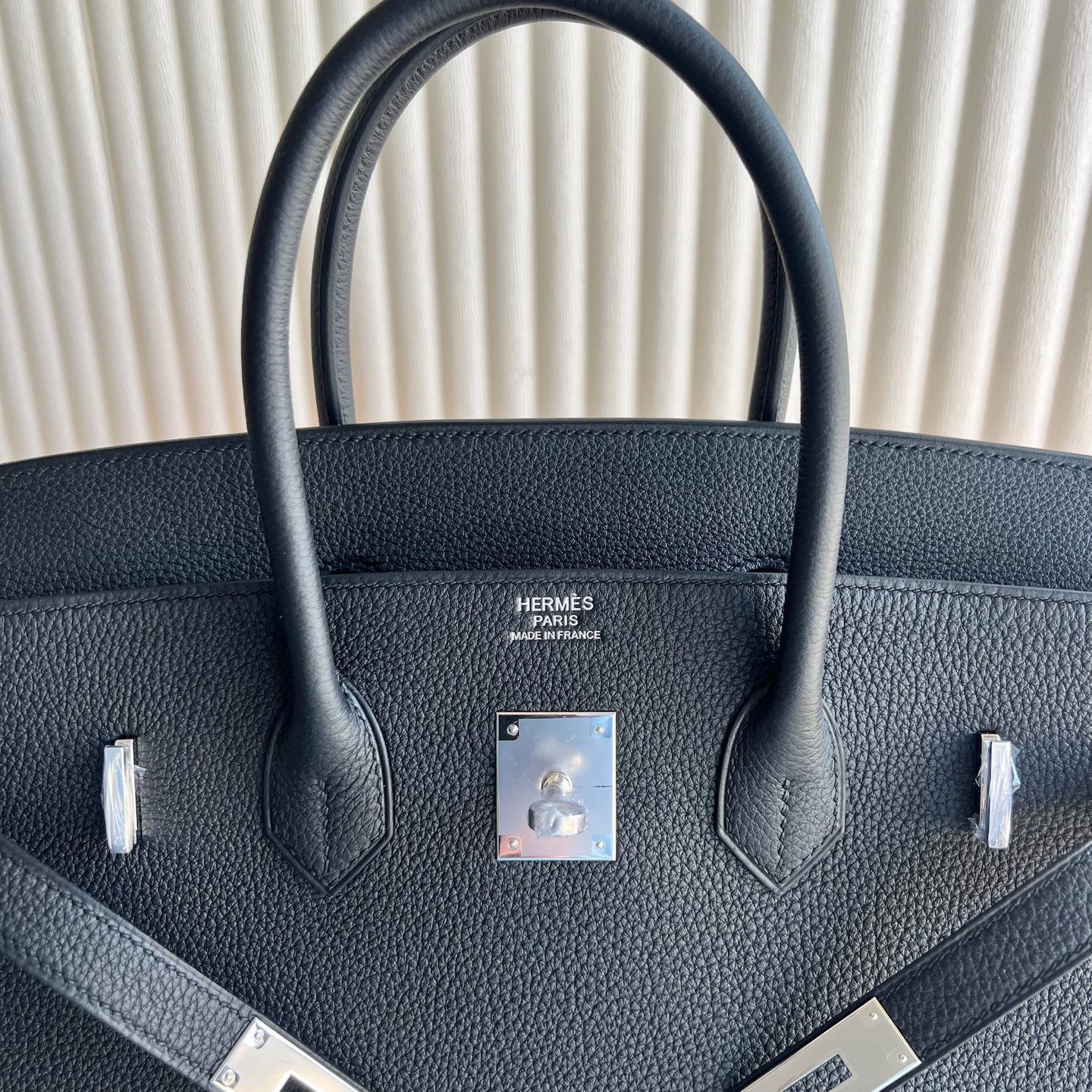愛馬仕鉑金包35寸泰國專櫃價格Hermes Birkin 35 Togo CK89 Noir黑色 銀色五金