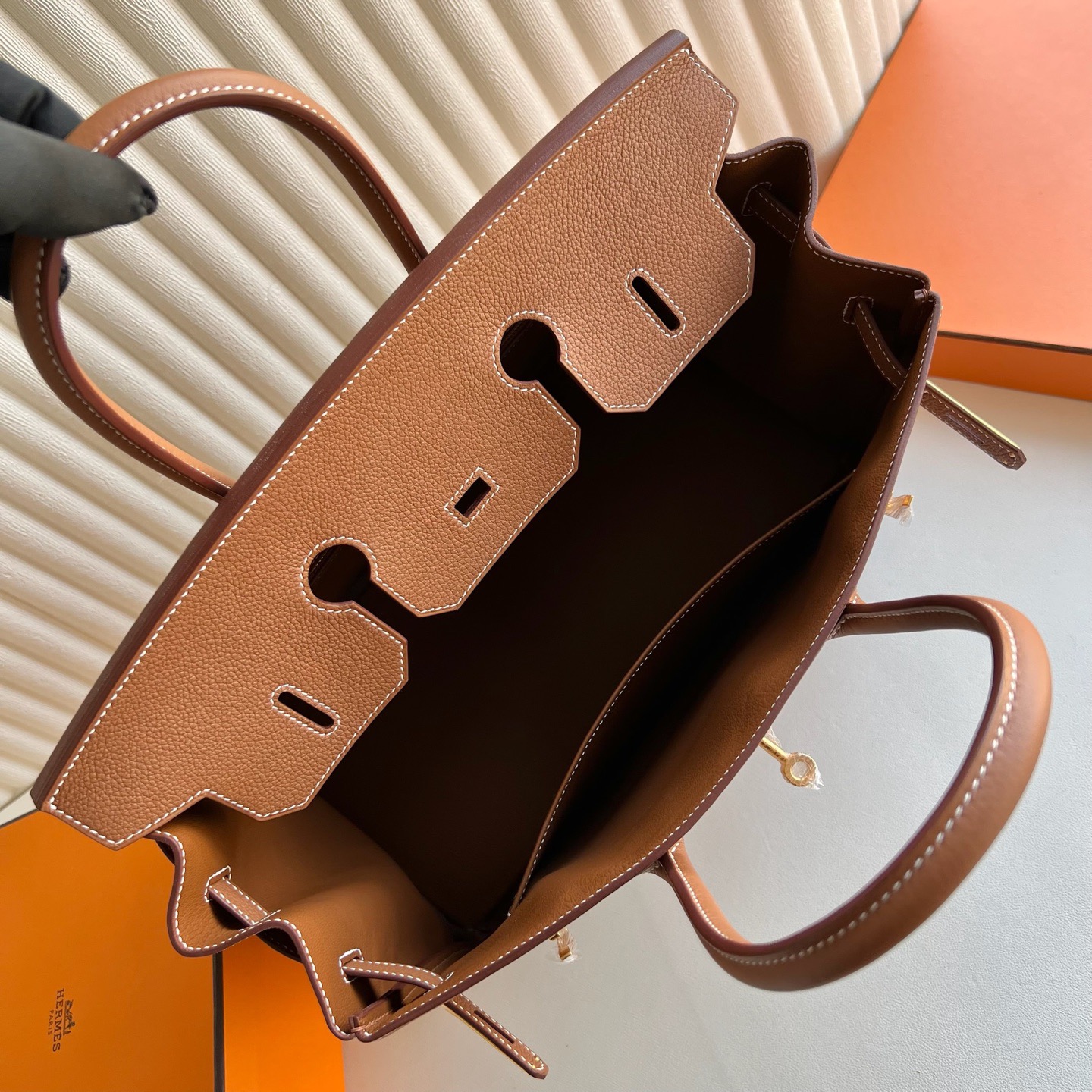 愛馬仕鉑金包35寸專櫃價格 Hermes Birkin 35 Togo Gold金棕色 金色五金