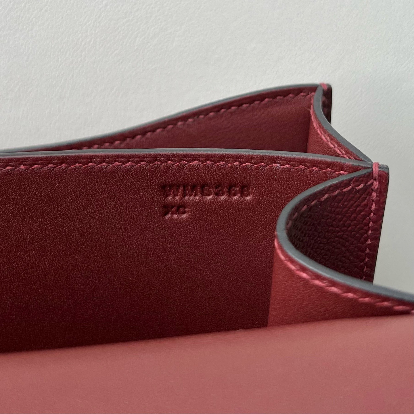 愛馬仕康康刻印年份 Hermes Constance 18 Epsom CK55 Rouge H愛馬仕紅 銀色五金