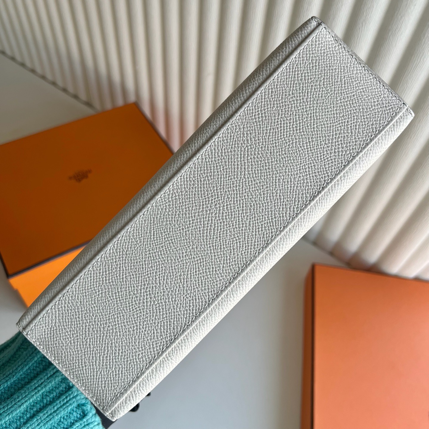 愛馬仕迷你凱莉多少錢一個 Hermes Mini Kelly Pochette Epsom CK10 Craie奶昔白 銀色五金